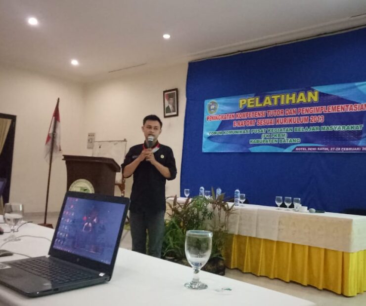 Bimtek Implementasi e-Raport untuk PKBM se Kabuaten Batang