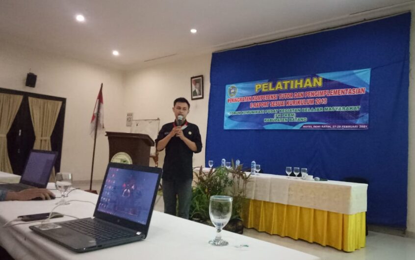 Bimtek Implementasi e-Raport untuk PKBM se Kabuaten Batang