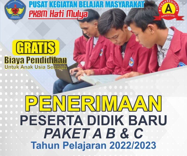 PPDB PKBM Hati Mulya Tahun 2022/2023